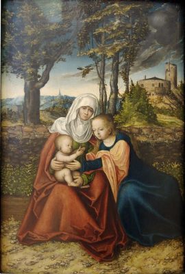 The Virgin and Child with St. Anne - A Symphony of Renaissance Light and Emotion!